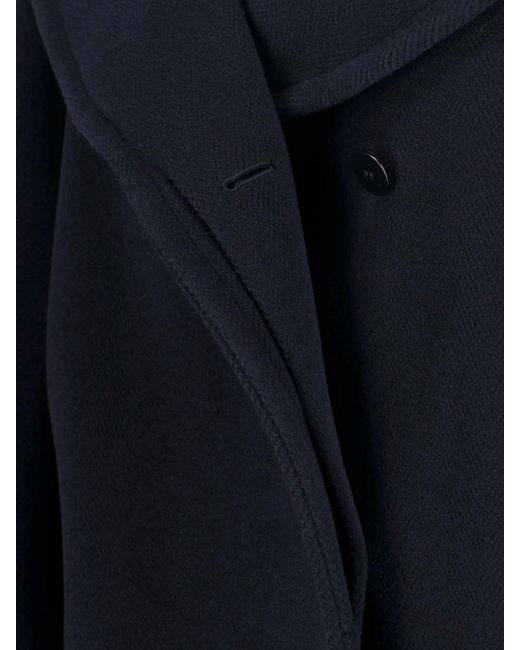 Alaïa Blue Wool Caban
