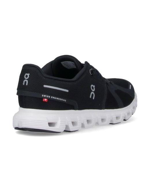 On Shoes Black "Cloud 6" Sneakers for men