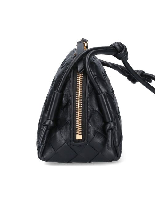 Bottega Veneta Black Shoulder Bag 'Concert'