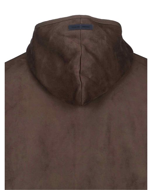 Fear Of God Brown Hoodie for men