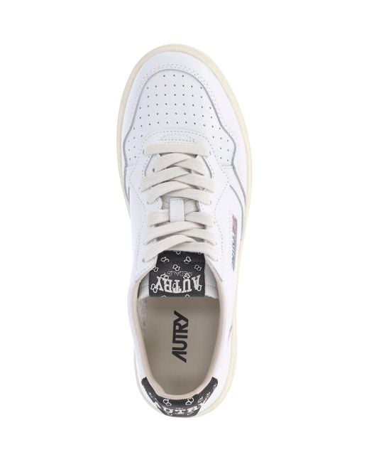Autry White Leather And Suede Sneakers for men