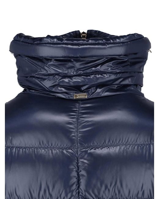 Herno Blue Padded Jacket "Cleofe"