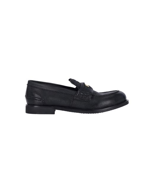 Mocassini "Vintage" di Miu Miu in Black