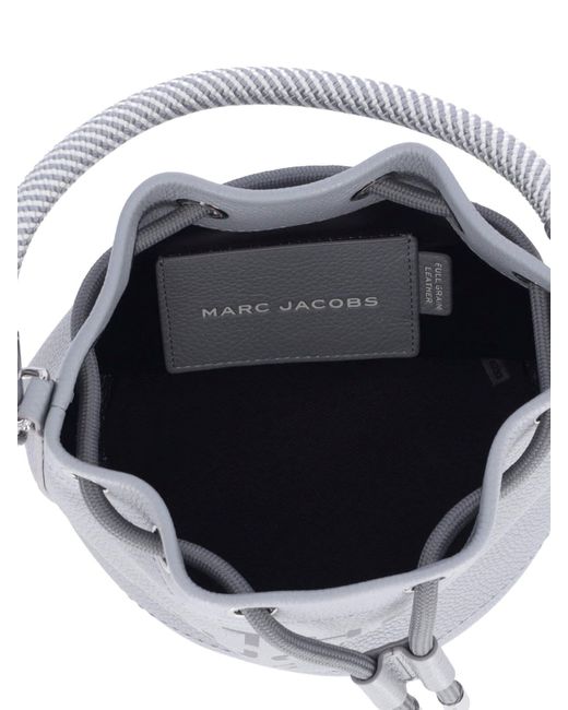 Marc Jacobs White "the Leather Bucket" Bag