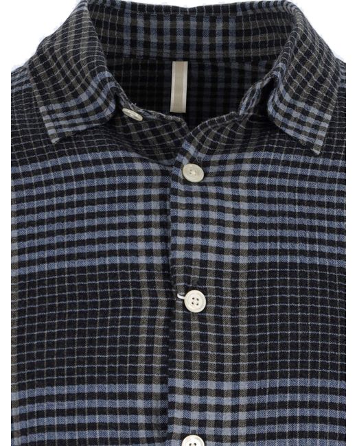 sunflower Blue Check Shirt "Studio" for men