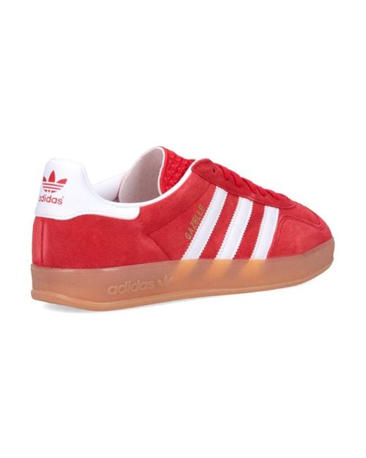 Adidas Red Sports Shoes Gazelle Indoor