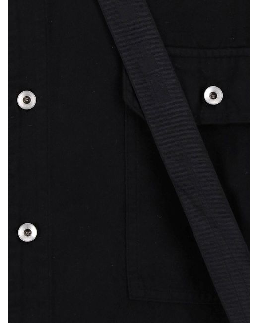 Rick Owens Black Shirt "Jumbo" for men