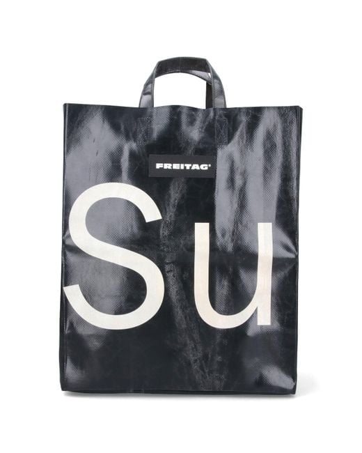 Freitag Black "F52" Tote Bag