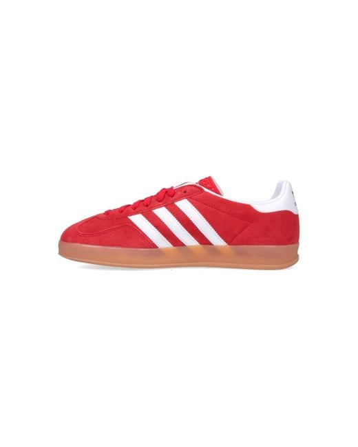 Adidas Red Sports Shoes Gazelle Indoor
