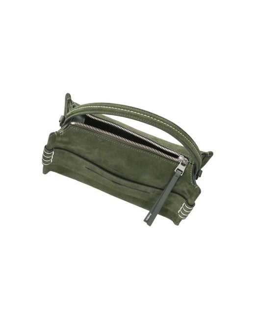 J.W. Anderson Green Small Shoulder Bag "Loafer"