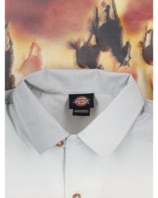 Camicia "Running Wild" di Dickies in White da Uomo