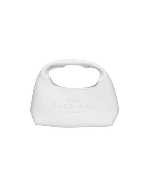Borsa Mini "The Sack" di Marc Jacobs in White