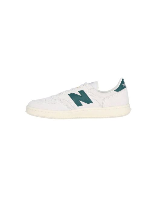 New Balance White Suede Court Sneaker