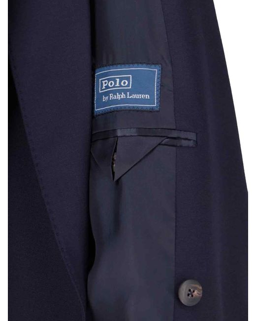 Polo Ralph Lauren Blue Jackets Wool