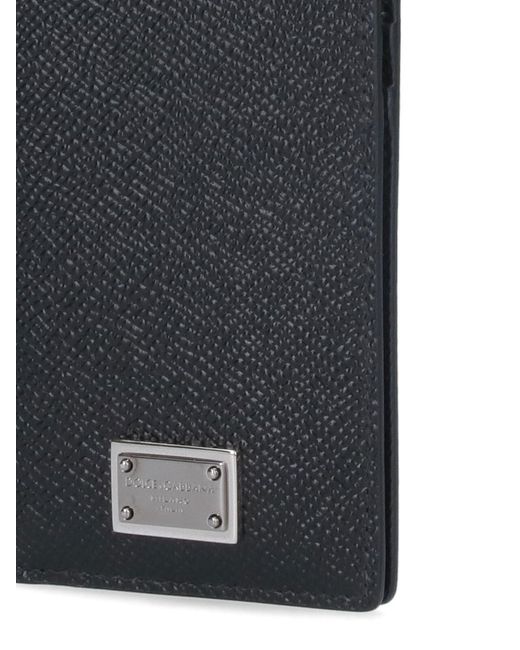 Dolce & Gabbana Black Logo Card Holder for men