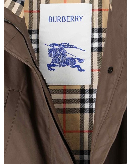Burberry Brown Classic Parka