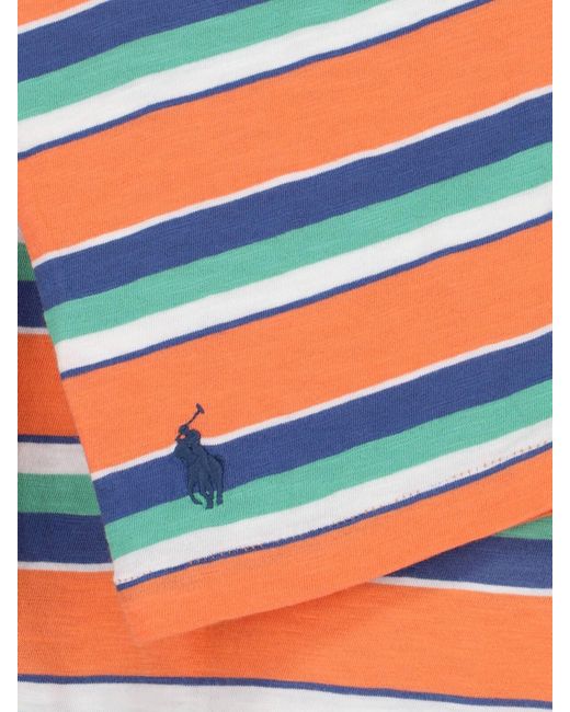 Polo Ralph Lauren Orange 100% Cotton Polo Shirt for men