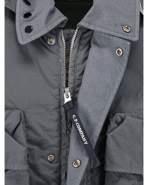 C P Company Gray C. P. Company Tech Polyamide Jacket for men
