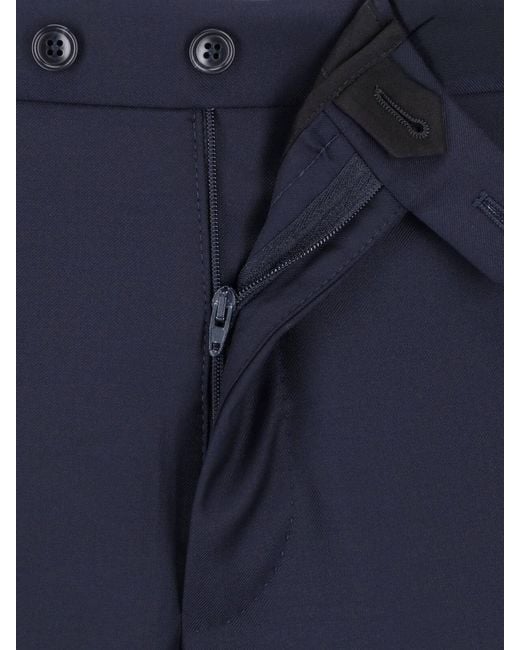 Tagliatore Blue 100% Virgin Wool Dress for men