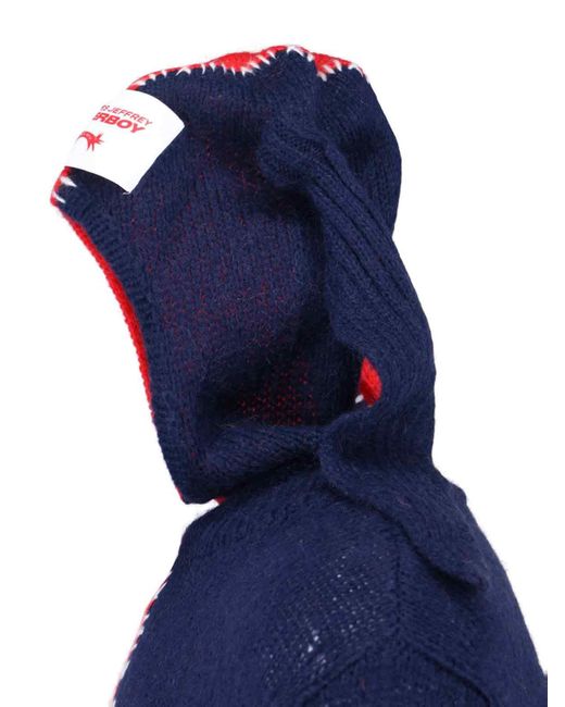 Charles Jeffrey Blue 'Roll Neck' Sweater for men