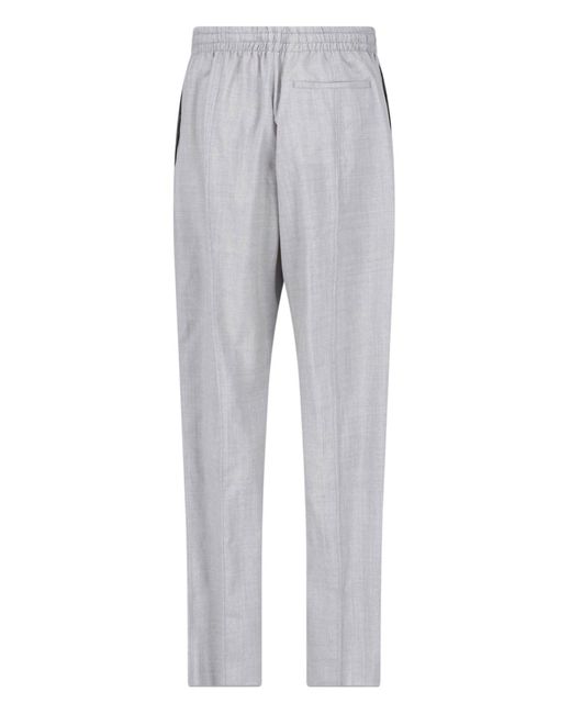 Bottega Veneta Gray Wool Trousers for men