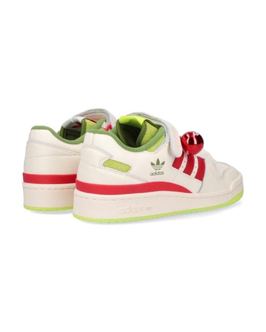 X The Grinch Sneakers "Forum Low" di Adidas in Pink