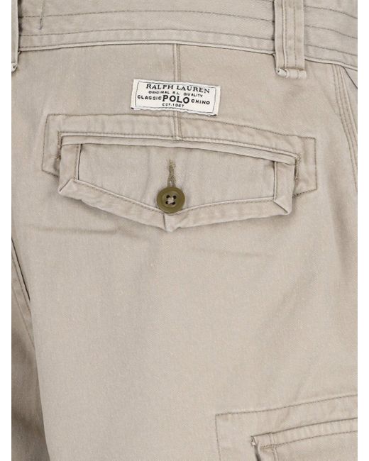 Pantaloncini Cargo di Polo Ralph Lauren in White da Uomo