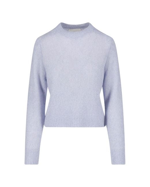 Lisa Yang Blue Cashmere Sweater "Solene"