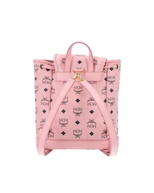 MCM Pink Backpack "Aren"