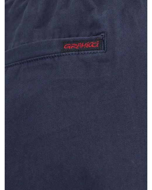 Gramicci Blue Straight Pants for men