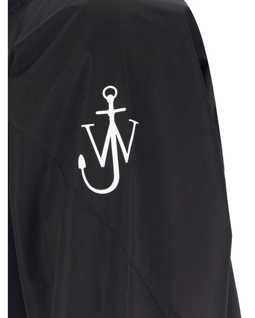 J.W. Anderson Black Logo Sporty Jacket for men