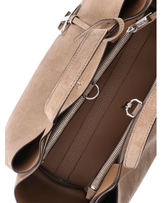 Tod's Brown Mini Suede Bag
