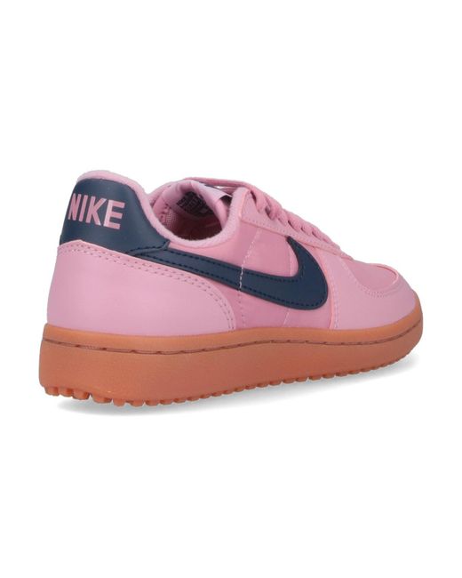 Nike Pink Sneakers Fabric