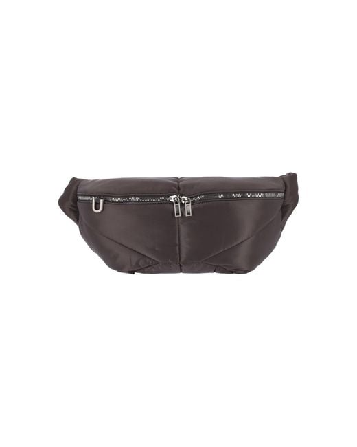 Moncler Gray Quilted Fanny Pack