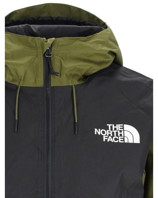 Giacca Impermeabile "New Mountain Q" di The North Face in Green da Uomo