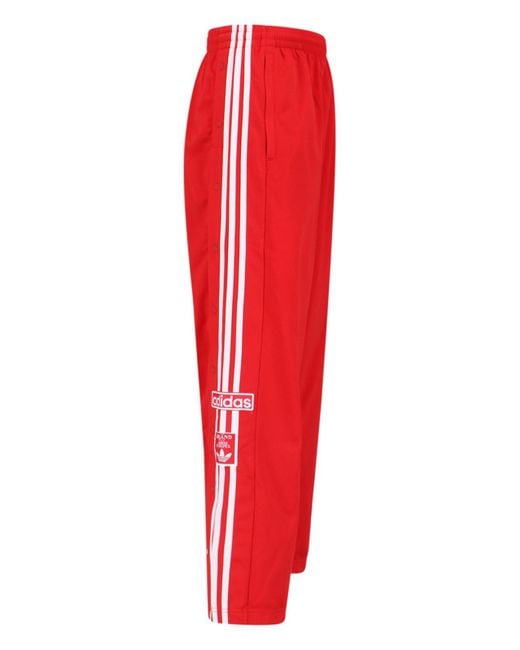 adidas adibreak Track Pants in Red for Men Lyst UK
