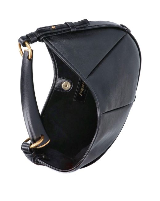 Saint Laurent Blue Small Shoulder Bag "Mombasa"
