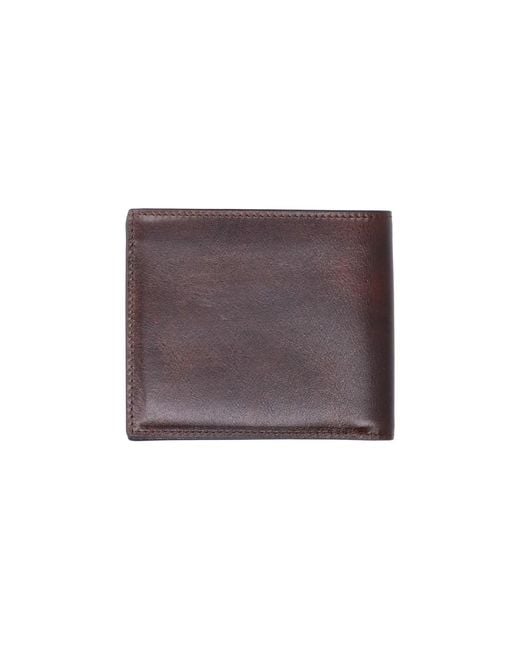 Prada Purple Bi-Fold Logo Wallet for men