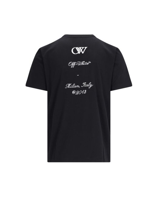 Off-White c/o Virgil Abloh Black Logo T-shirt for men
