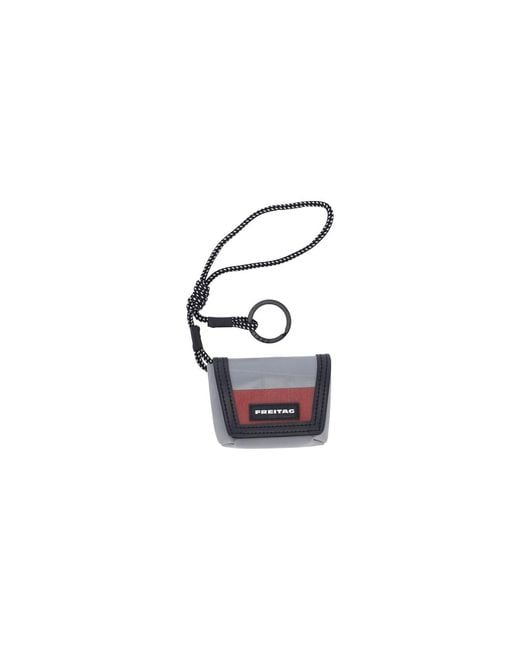 Freitag White Mini Keychain “Messenger”