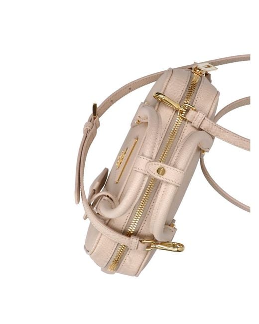 Prada Pink Handbag Logo