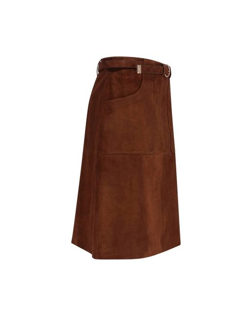 Max Mara Brown Midi Skirt "Studio"