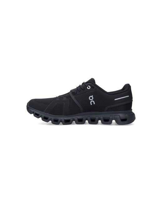 On Shoes Black "Cloud 6" Sneakers for men