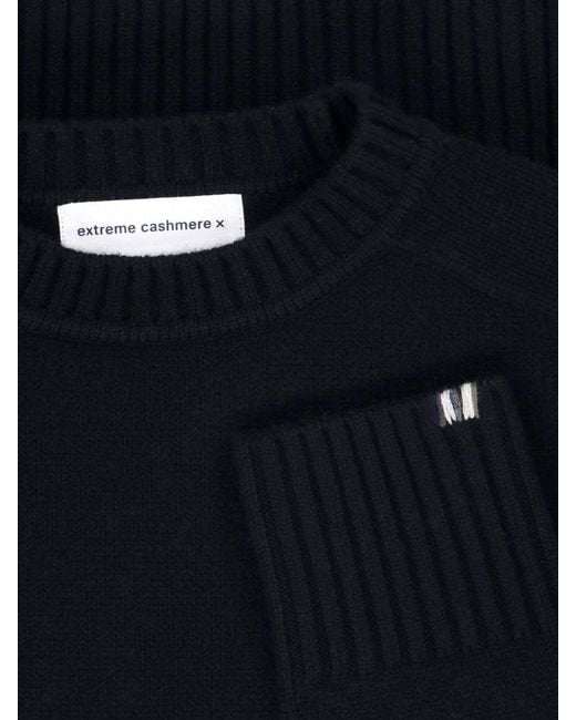 Extreme Cashmere Blue Sweater "Please"
