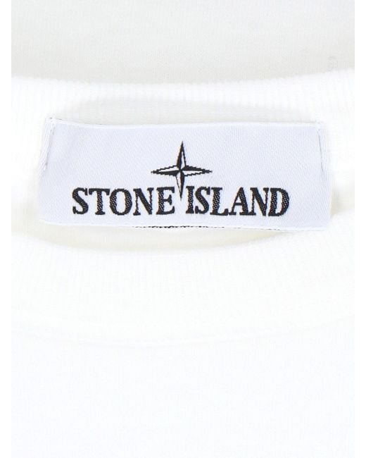 Stone Island White '20444' T-shirt for men