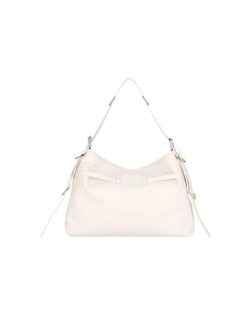 Givenchy White "voyou" Medium Crossbody Bag