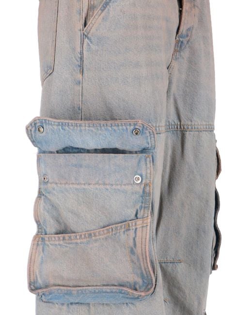 DIESEL Gray '1996 D-sire 0kiai' Cargo Jeans