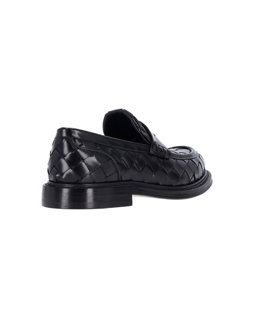 Bottega Veneta Black 'James' Loafers for men