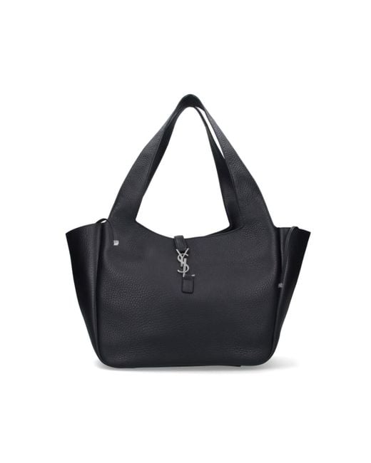 Borsa Tote "Le 5 À 7 Bea" di Saint Laurent in Black