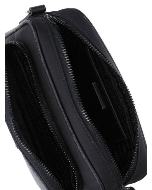 Prada Black Logo Shoulder Bag for men